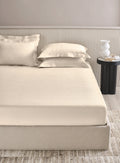 RAVEL-BUTTERMILK KING BED SHEET SET