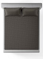 RAVEL-CHARCOAL GREY KING BED SHEET SET
