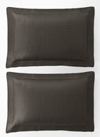 RAVEL-CHARCOAL GREY KING BED SHEET SET