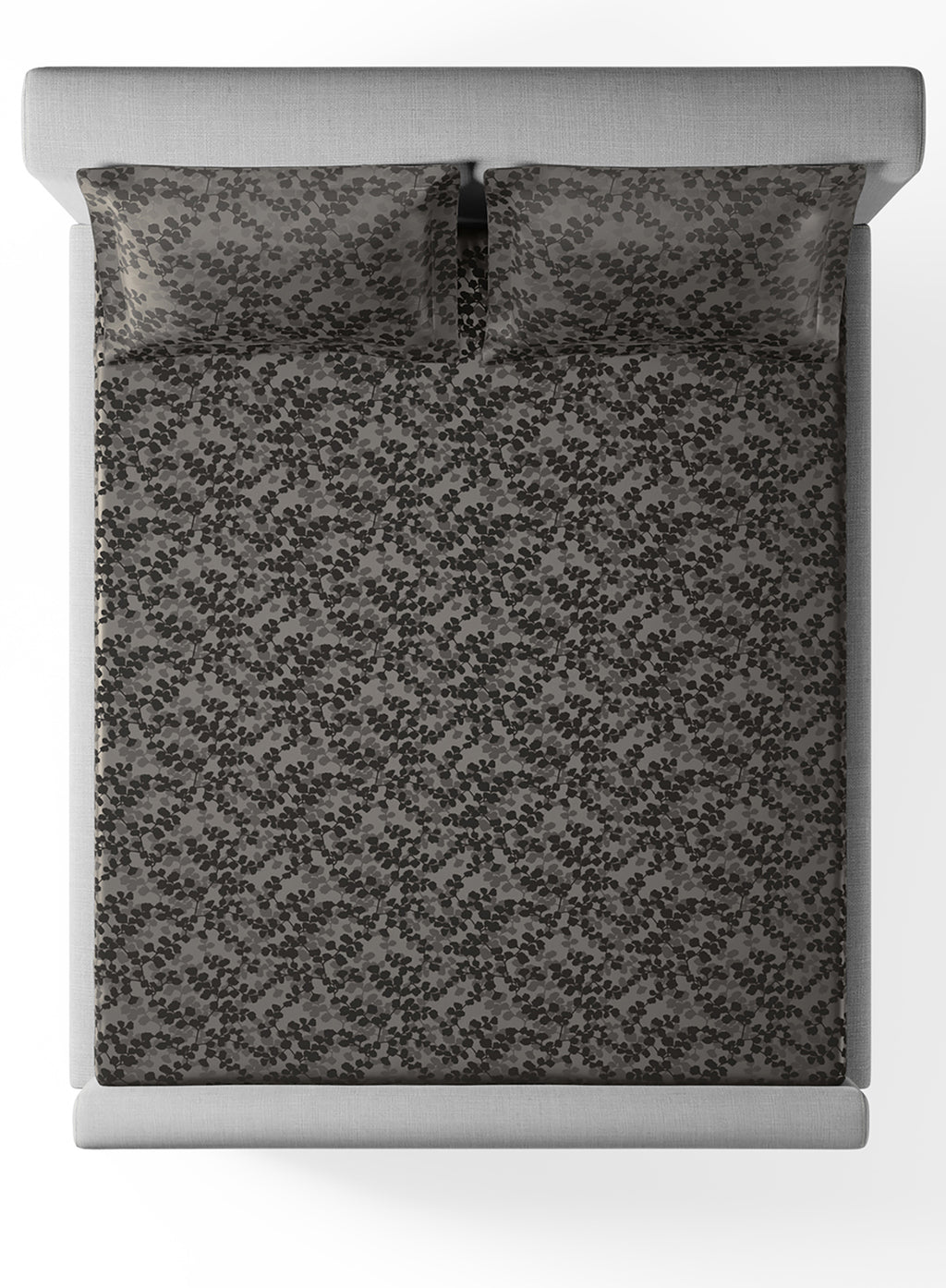 MAYBURY-CHARCOAL GREY KING BED SHEET SET