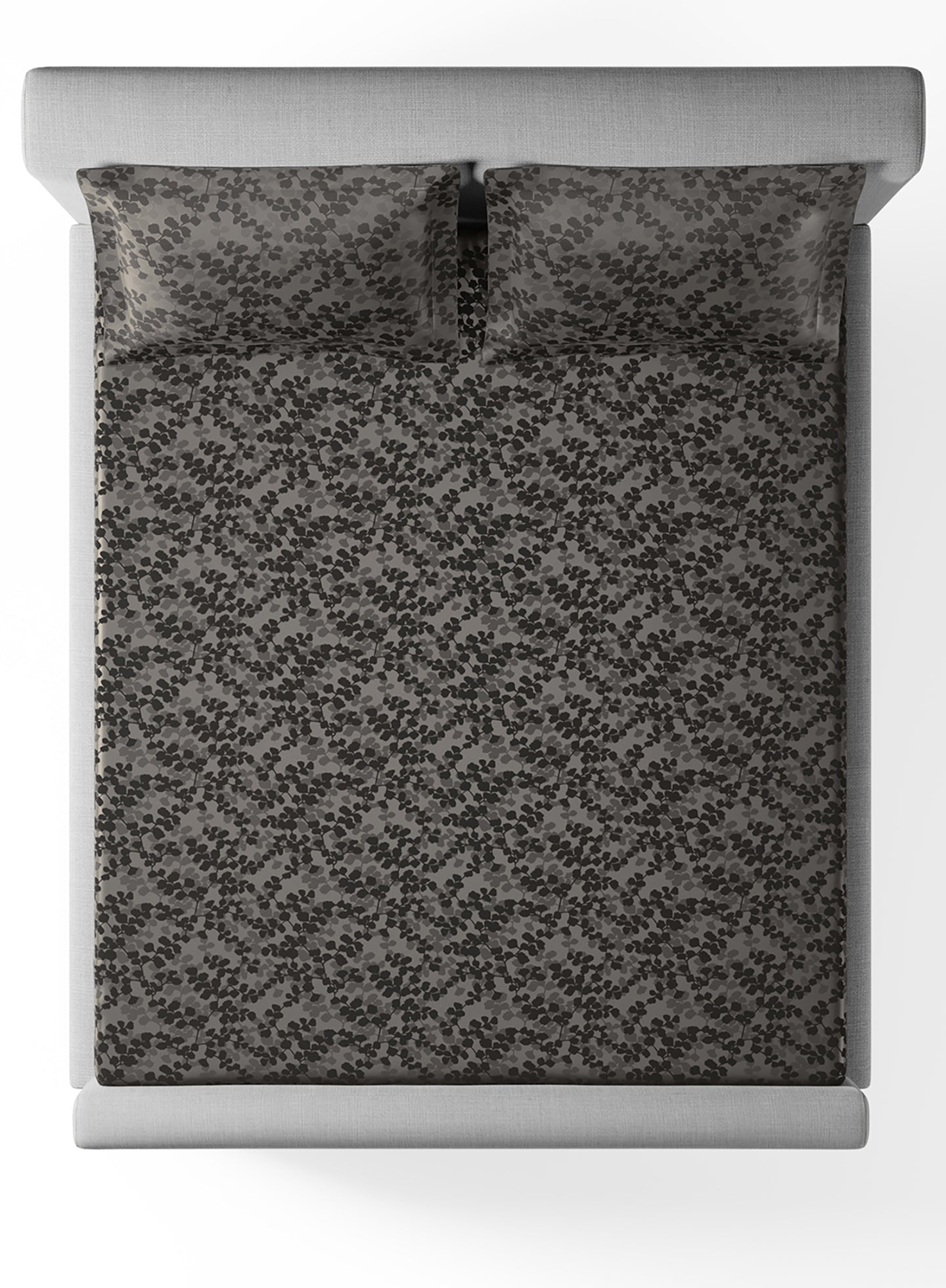 MAYBURY-CHARCOAL GREY KING BED SHEET SET