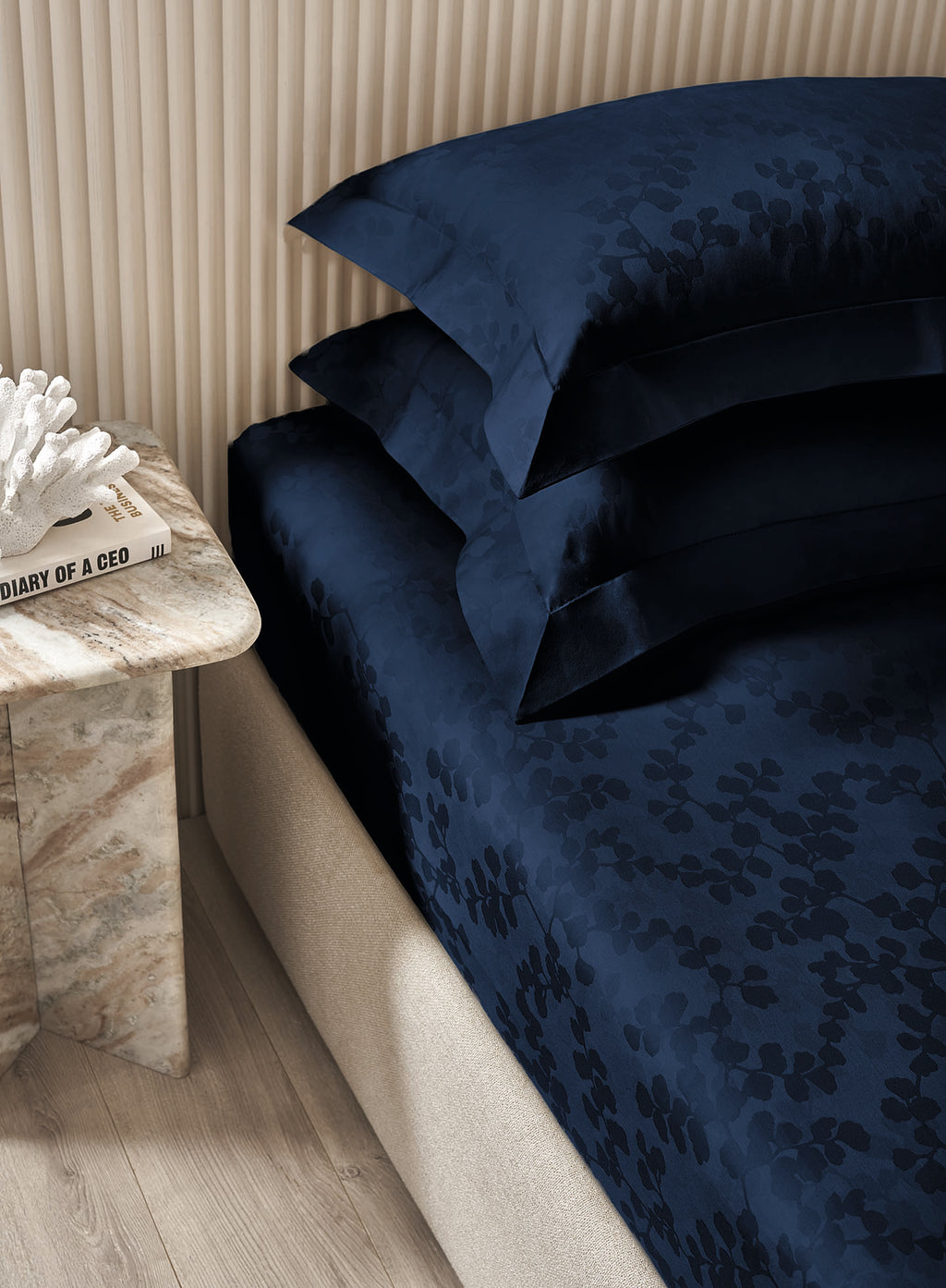 MAYBURY-BLUE OPAL KING BED SHEET SET