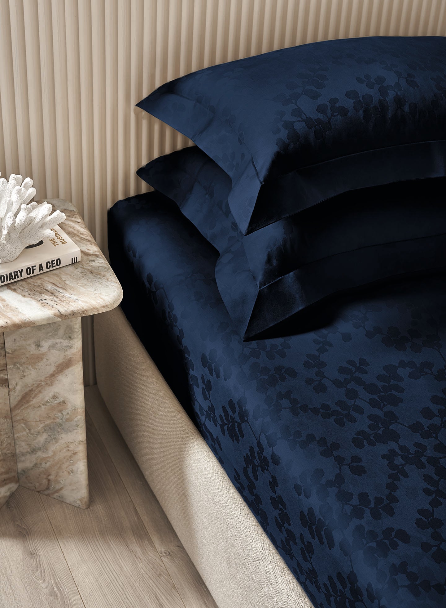 MAYBURY-BLUE OPAL KING BED SHEET SET