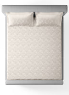 GRAFITTI-BRIGHT WHITE KING BED SHEET SET