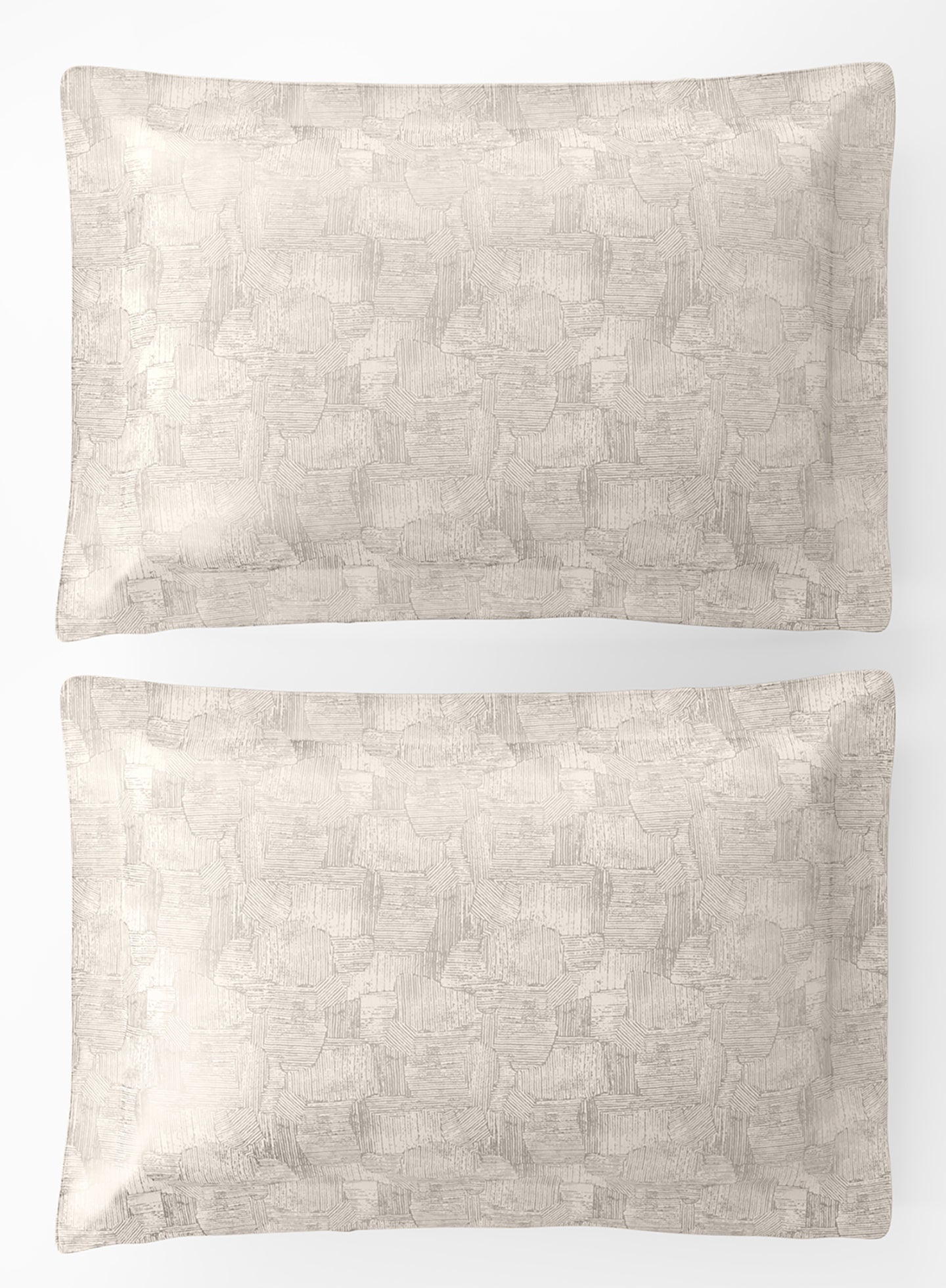 GRAFITTI-BRIGHT WHITE KING BED SHEET SET