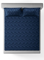 GRAFITTI-BLUE OPAL KING BED SHEET SET