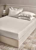 IMPERIA-BRIGHT WHITE KING BED SHEET SET