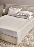 IMPERIA-BRIGHT WHITE KING BED SHEET SET