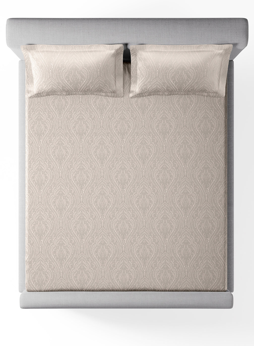 IMPERIA-BRIGHT WHITE KING BED SHEET SET