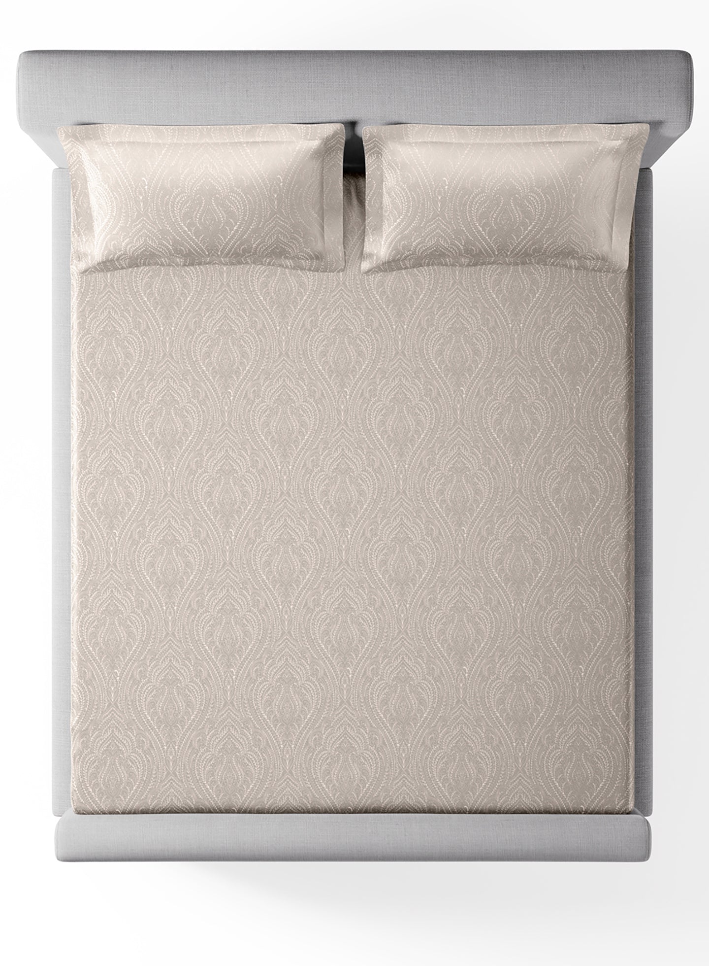 IMPERIA-BRIGHT WHITE KING BED SHEET SET