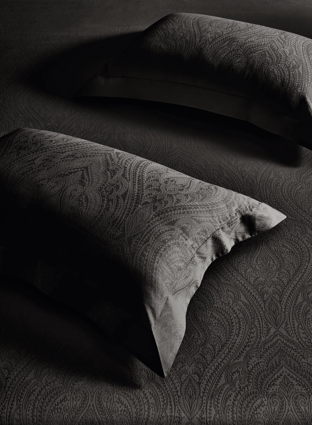 IMPERIA-CHARCOAL GREY KING BED SHEET SET