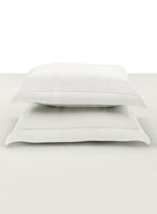 RUSKIN-BRIGHT WHITE KING BED SHEET SET