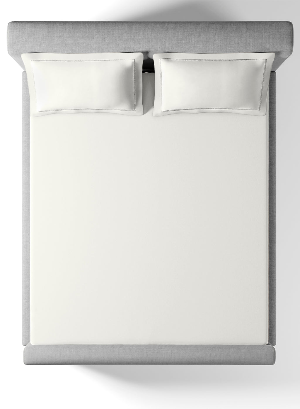 RUSKIN-BRIGHT WHITE DOUBLE COMFORTER BEDDING SET