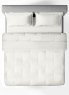 RUSKIN-BRIGHT WHITE SINGLE COMFORTER