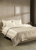 RUSKIN-CLOUD CREAM KING BED SHEET SET