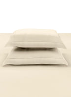 RUSKIN-CLOUD CREAM KING BED SHEET SET