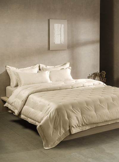 RUSKIN-CLOUD CREAM DOUBLE COMFORTER