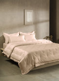 RUSKIN-PEARLED IVORY KING BED SHEET SET
