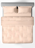RUSKIN-PEARLED IVORY SINGLE COMFORTER
