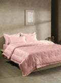RUSKIN-MELON DOUBLE COMFORTER BEDDING SET