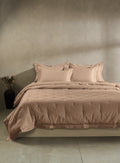 RUSKIN-ALMOND SINGLE COMFORTER