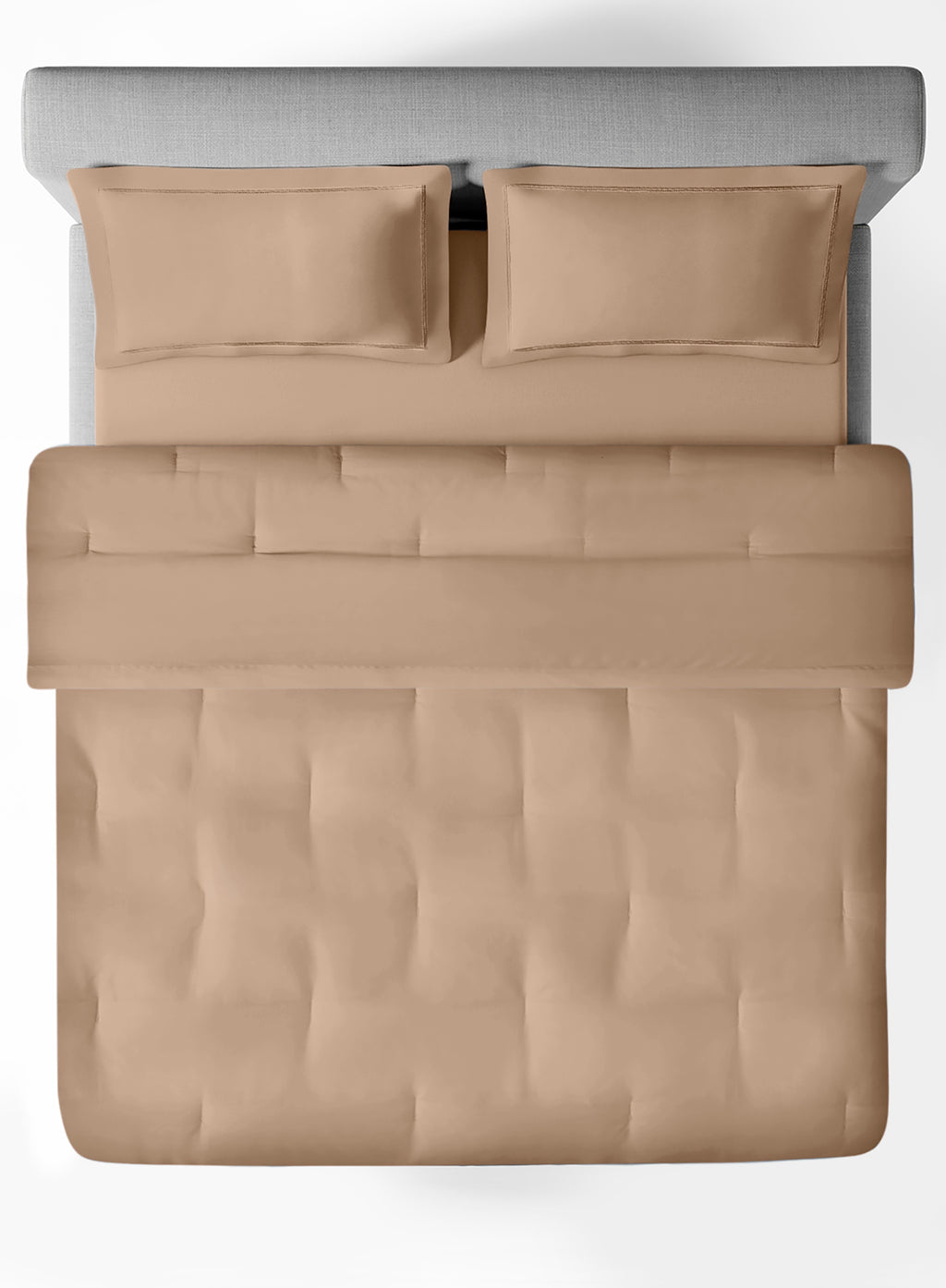 RUSKIN-ALMOND SINGLE COMFORTER