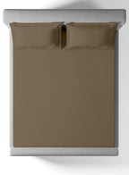 RUSKIN-TAUPE GREY DOUBLE COMFORTER BEDDING SET