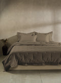 RUSKIN-TAUPE GREY SINGLE COMFORTER