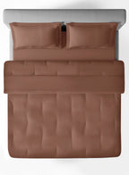 RUSKIN-RUSSET DOUBLE COMFORTER BEDDING SET