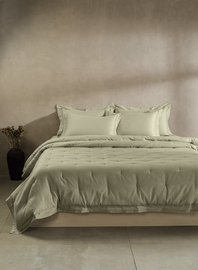 RUSKIN-CELADON DOUBLE COMFORTER
