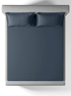 RUSKIN-BLUE MIRAGE KING BED SHEET SET