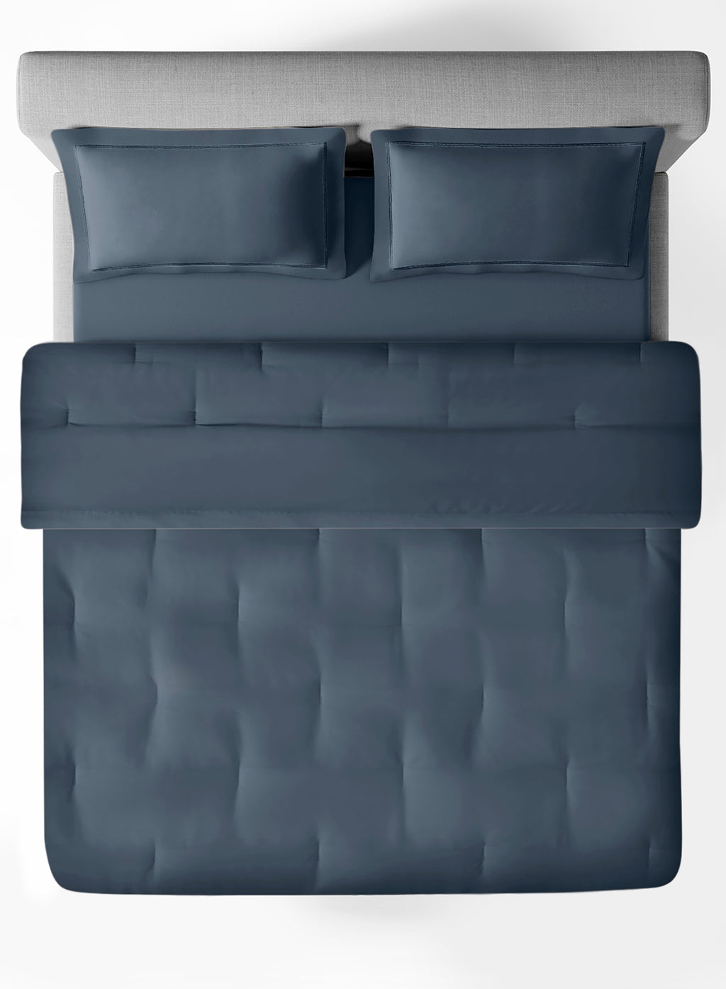 RUSKIN-BLUE MIRAGE DOUBLE COMFORTER BEDDING SET