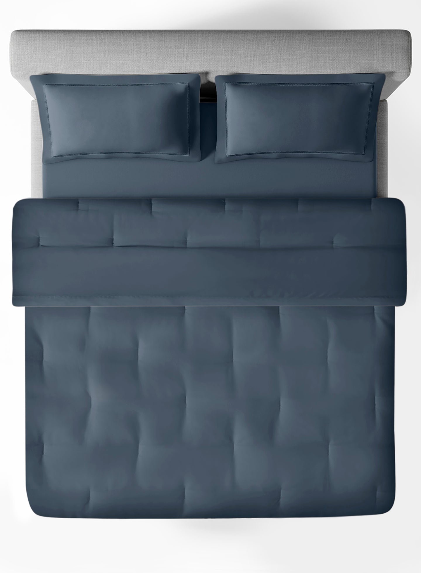 RUSKIN-BLUE MIRAGE DOUBLE COMFORTER BEDDING SET