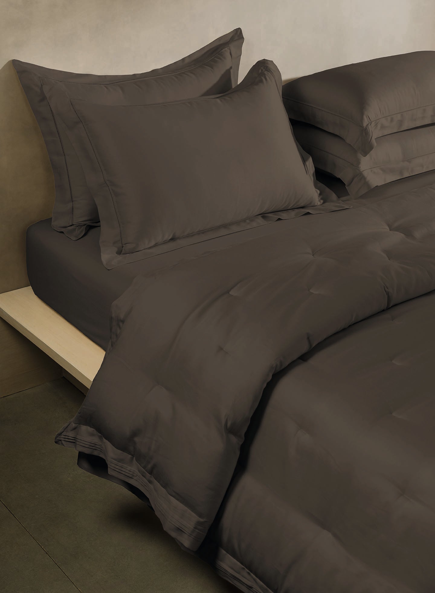 RUSKIN-CHOCOLATE CHIP DOUBLE COMFORTER BEDDING SET