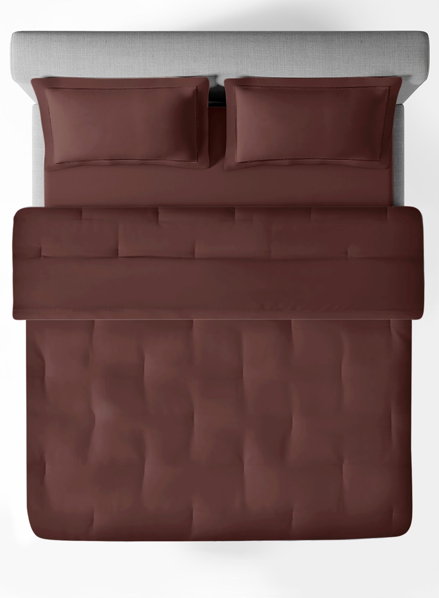 RUSKIN-MINK DOUBLE COMFORTER BEDDING SET