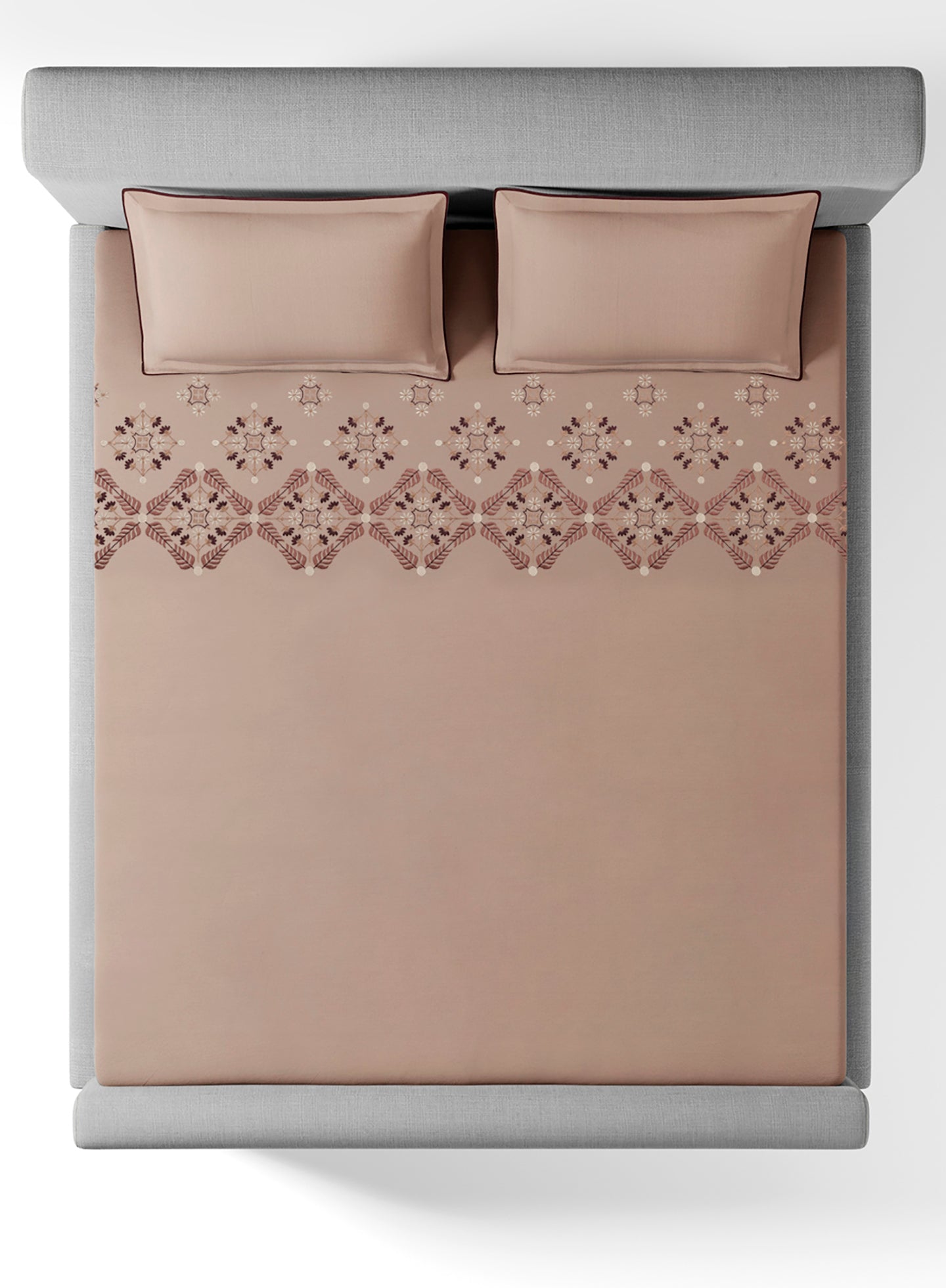 INDIENNE-FUDGESICKLE-WARM TAUPE BEDDING GIFT SET