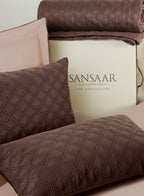 INDIENNE-FUDGESICKLE-WARM TAUPE BEDDING GIFT SET