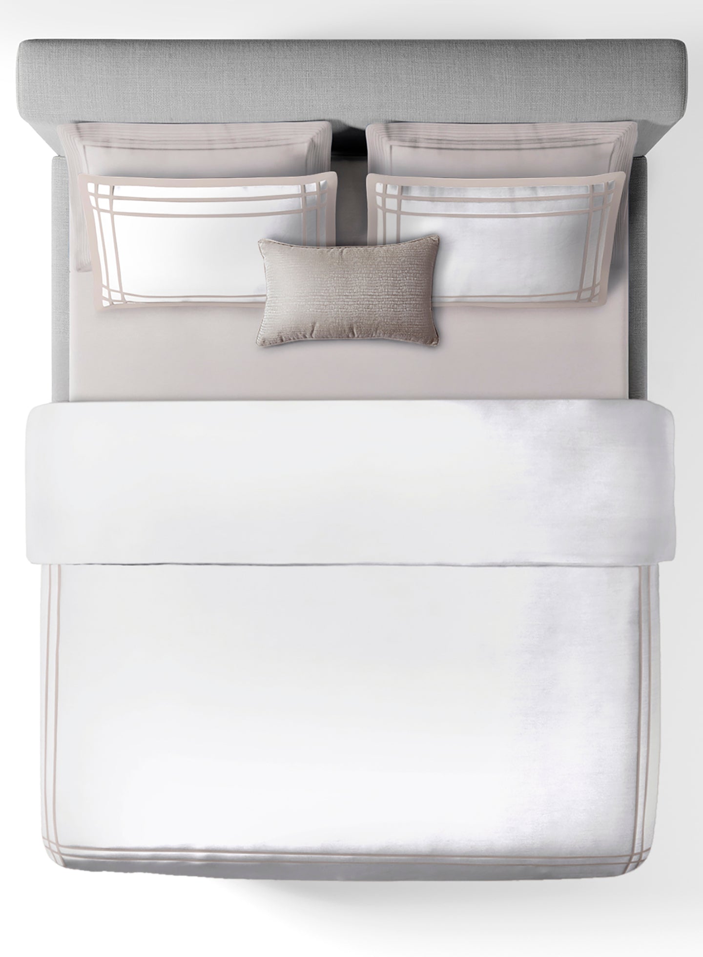 BLAKE-BRIGHT WHITE-PUMICE STONE BEDDING GIFT SET