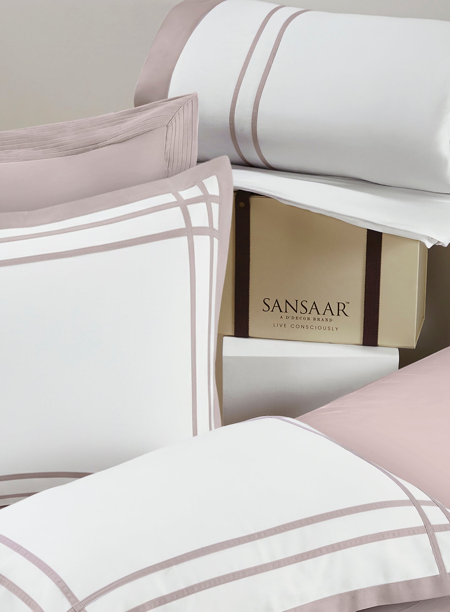 BLAKE-BRIGHT WHITE-PUMICE STONE BEDDING GIFT SET