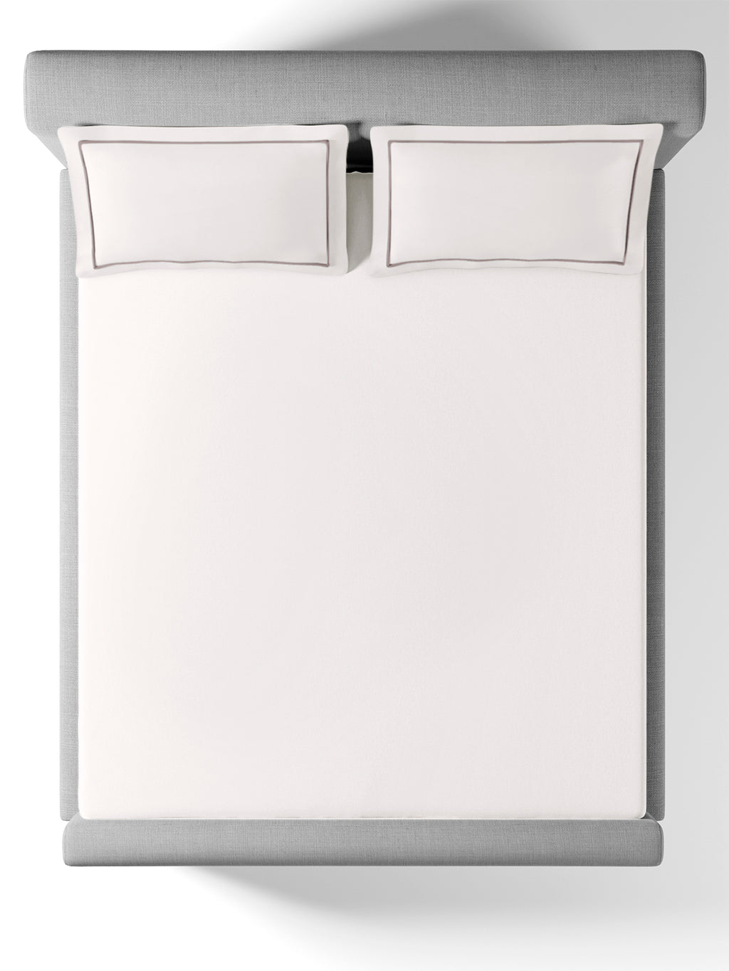 BELMONT-BRIGHT WHITE KING BED SHEET SET