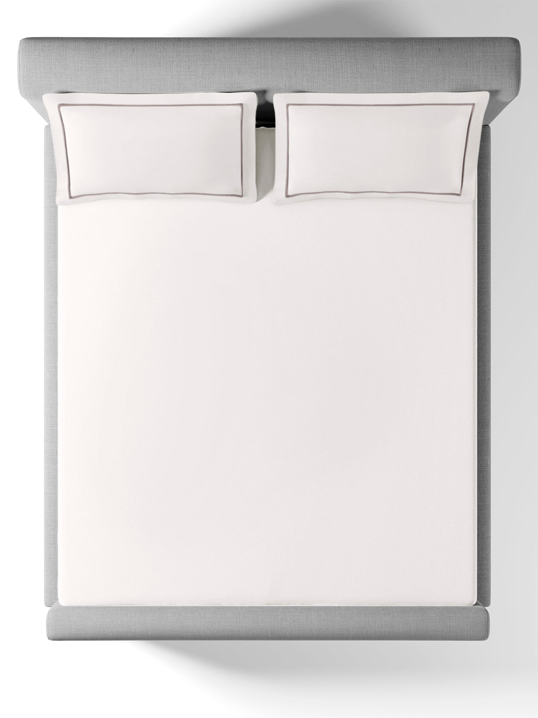 BELMONT-BRIGHT WHITE KING BED SHEET SET