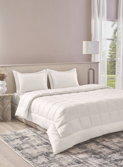 BELMONT-WHITE SMOKE KING BED SHEET SET