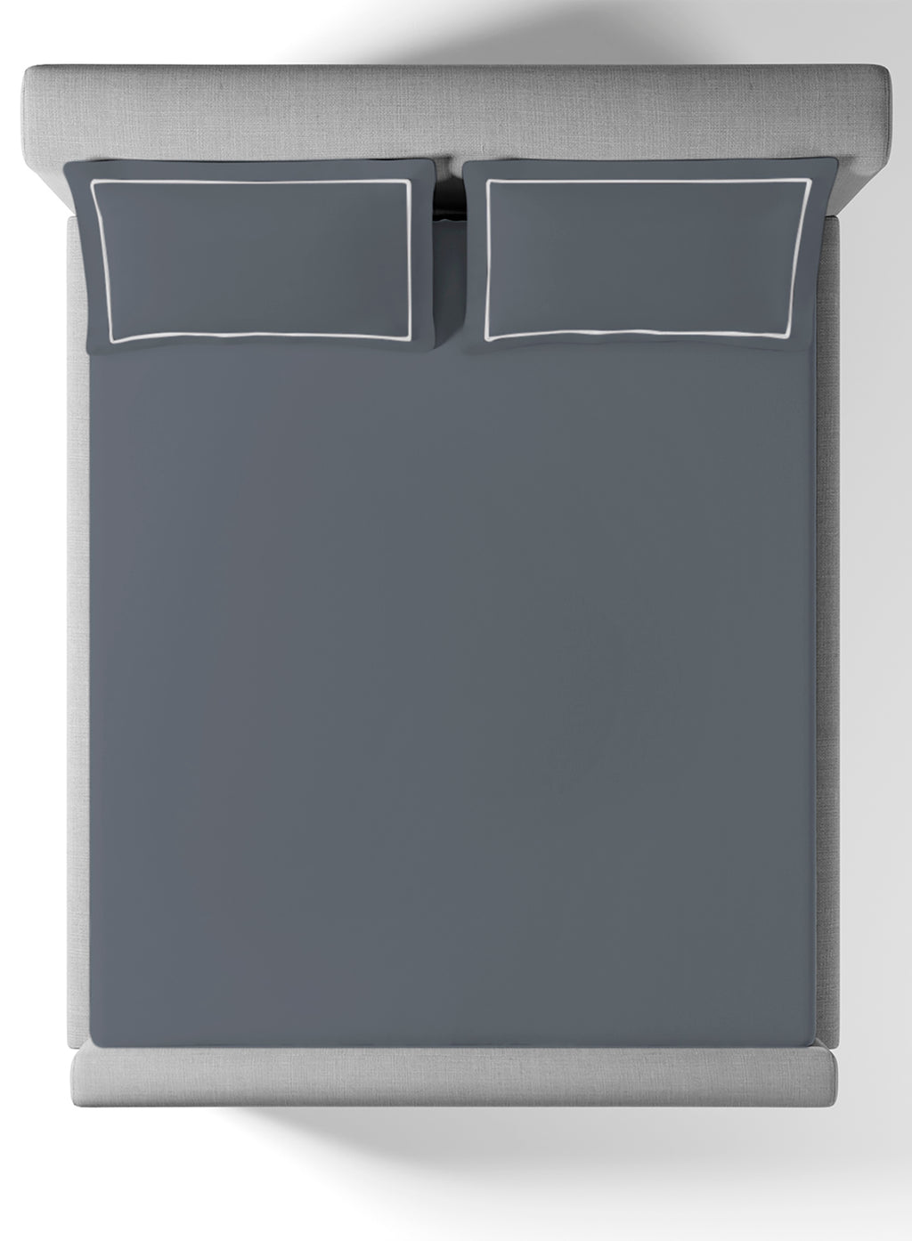BELMONT-SLATE GREY KING BED SHEET SET
