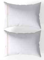 FLYNN-BRILLIANT WHITE-CREAM KING BED SHEET SET