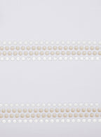 FLYNN-BRILLIANT WHITE-CREAM KING BED SHEET SET