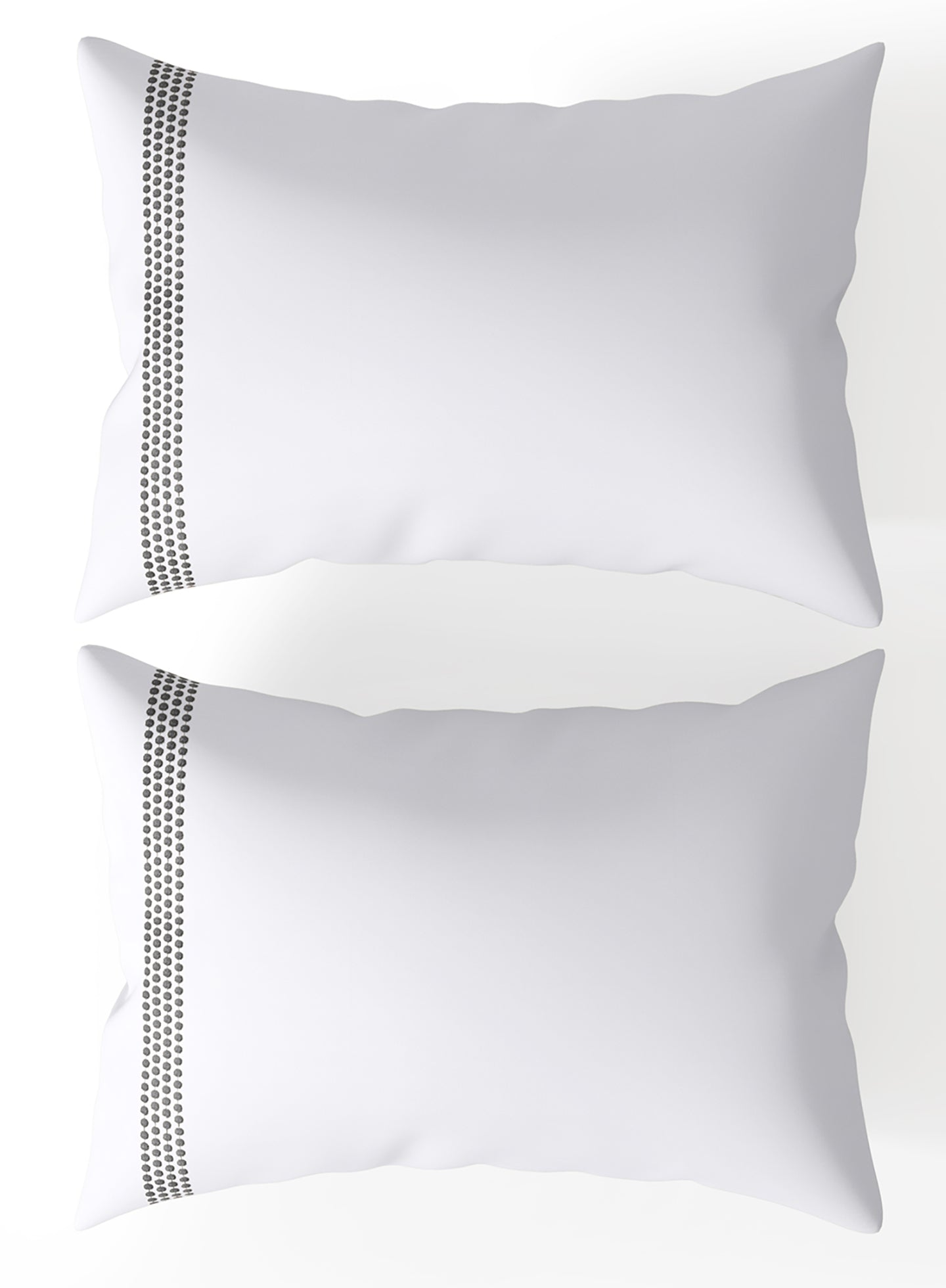 FLYNN-BRILLIANT WHITE-PEWTER KING BED SHEET SET