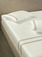 FLYNN-STAR WHITE-SAFARI KING BED SHEET SET