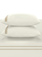 FLYNN-STAR WHITE-SAFARI KING BED SHEET SET