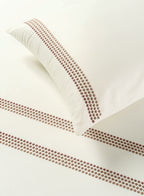 FLYNN-STAR WHITE-ROSE DUST KING BED SHEET SET