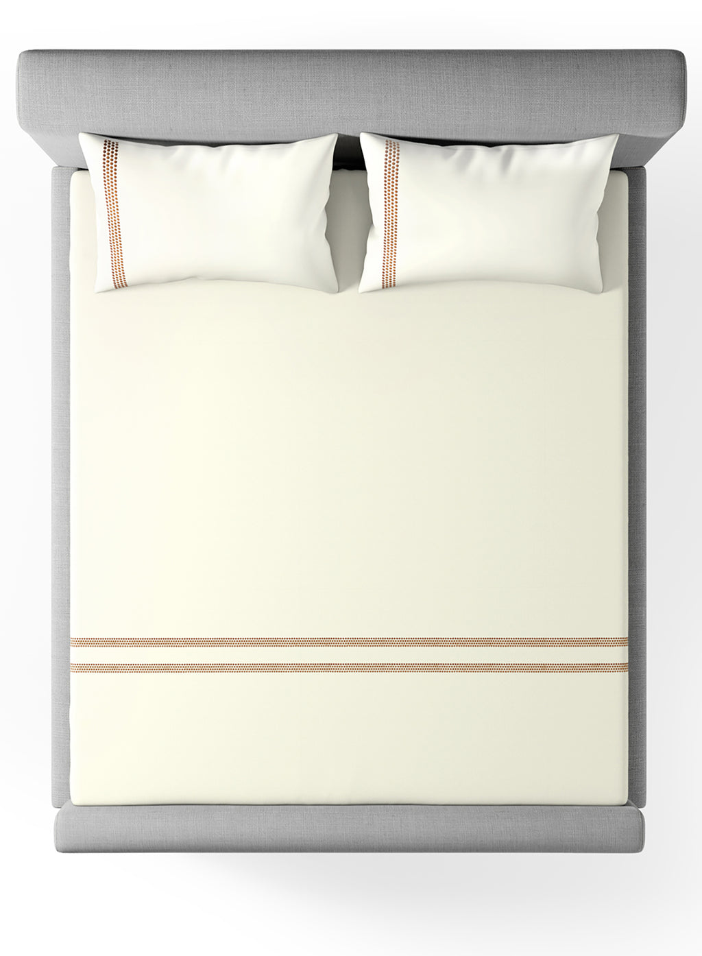 FLYNN-STAR WHITE-ROSE DUST KING BED SHEET SET